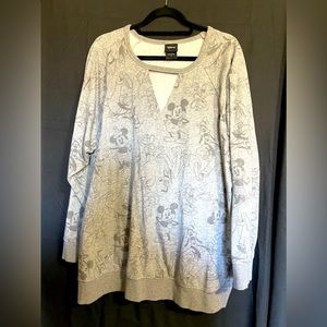 Disney gray sweater plus size